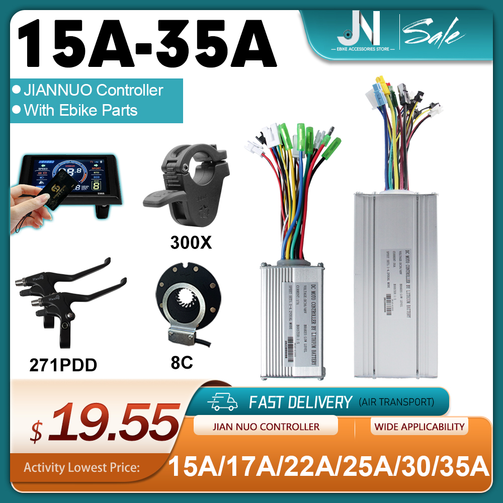 Cycling Gear Display - Electric Bike JN 36V/48V 15A/17A/22A/25A/30A/35A Sinewave