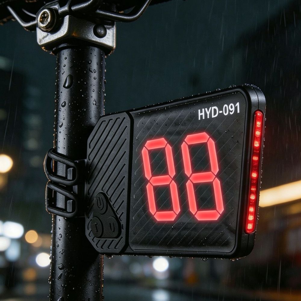 Cycling Gear Display - Cycling Safety Led Tail Lamp Number