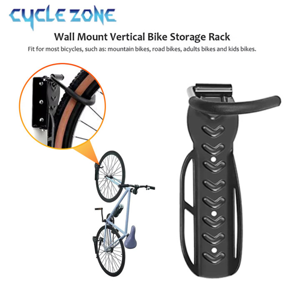 Cycling Gear Wall Storage - Adjustable Foldable Bicycle Wall Mount Rack