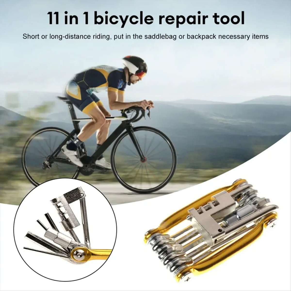 ABPF 11 in 1 Bicycle Bike Mult - Bicycle Repair Kit 评论和价格