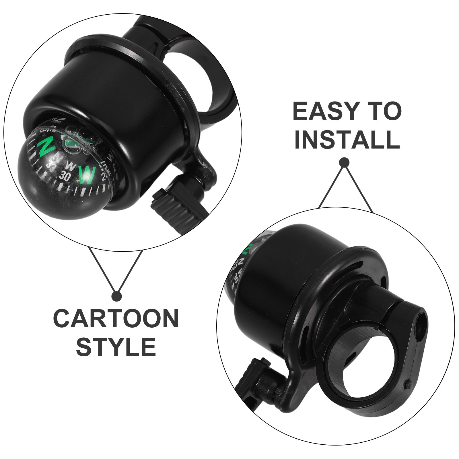 Heavy-Duty Bicycle Bell Featur - Cycling Gear Display 评论和价格
