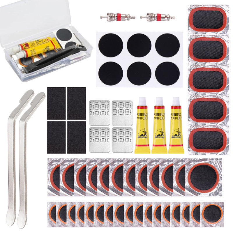 Bike Tire Tyre Tube Repair Kit - Bicycle Repair Kit 评论和价格