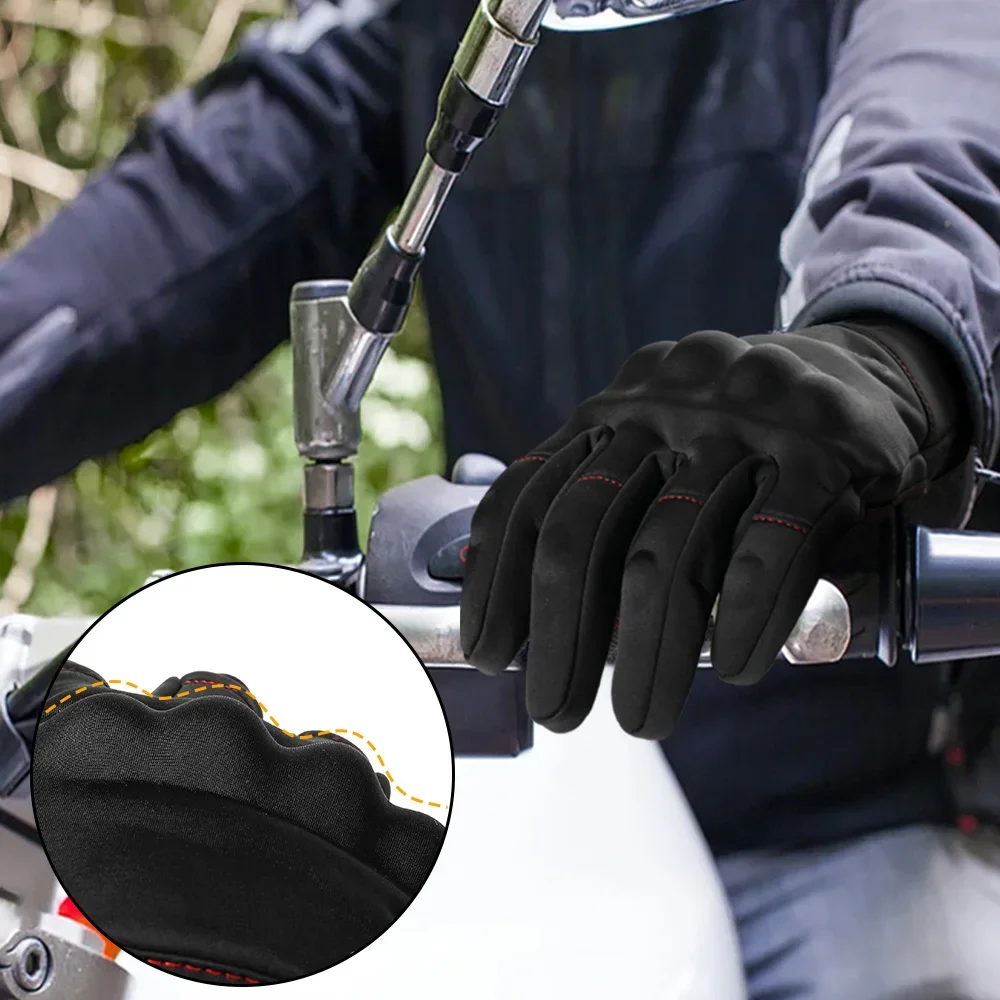 Winter Motorcycle Gloves Touch - Cycling Gear Display 评论和价格