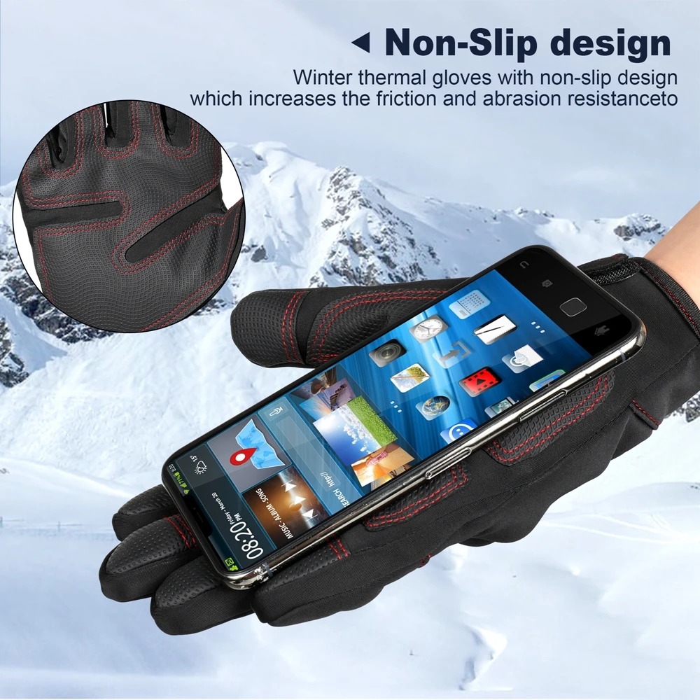 Winter Motorcycle Gloves Touch - Cycling Gear Display 评论和价格