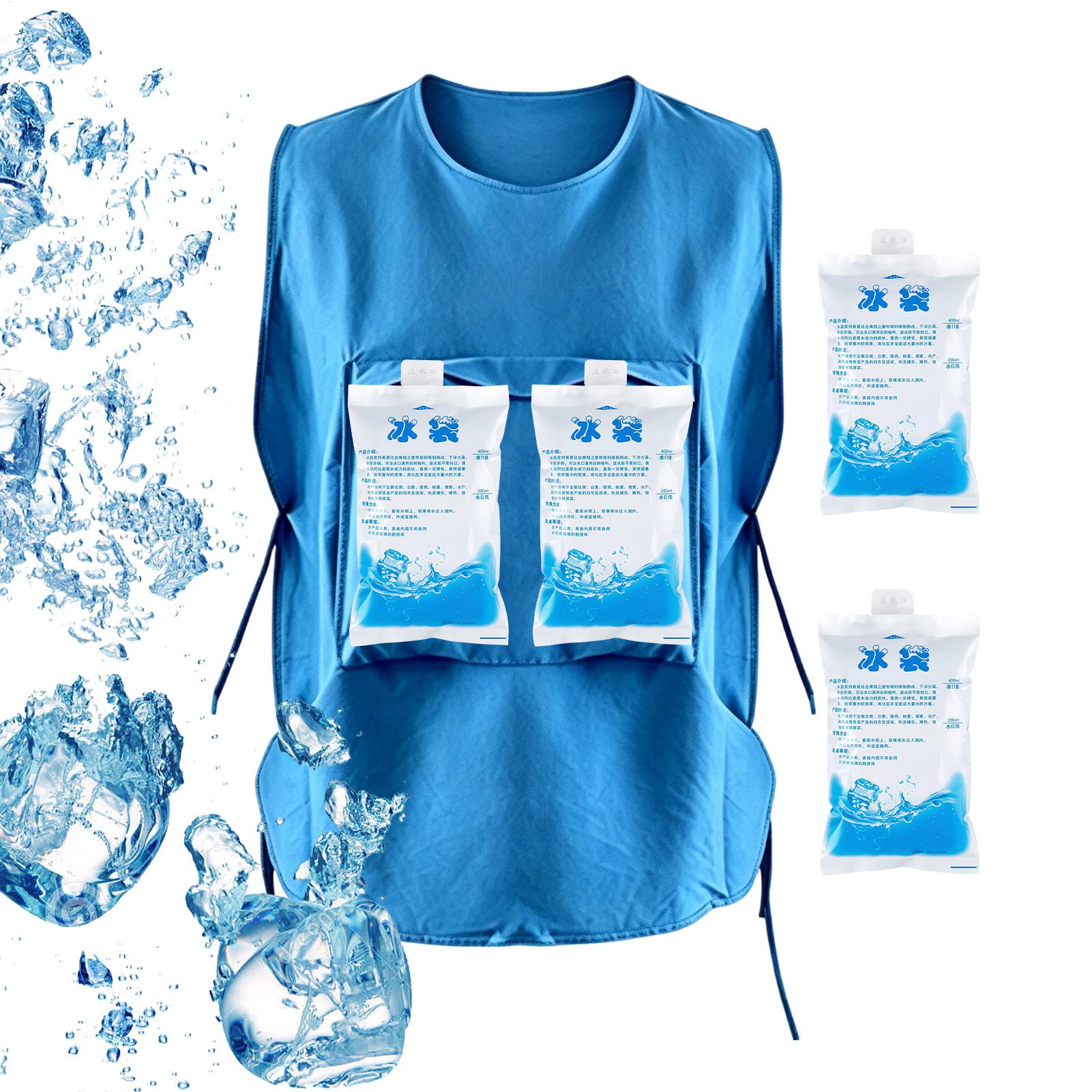4 Gel Ice Packs Cooling Vest R - Cycling Gear Cold Weather 评论和价格