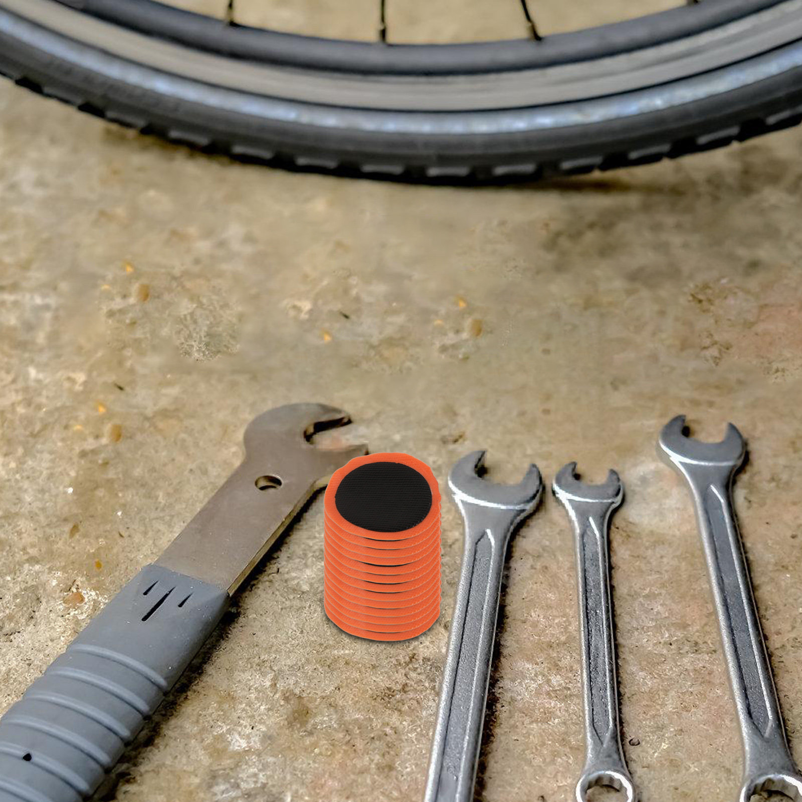 48Pcs Bike Tire Patch Kit Tube - Bicycle Repair Kit 评论和价格