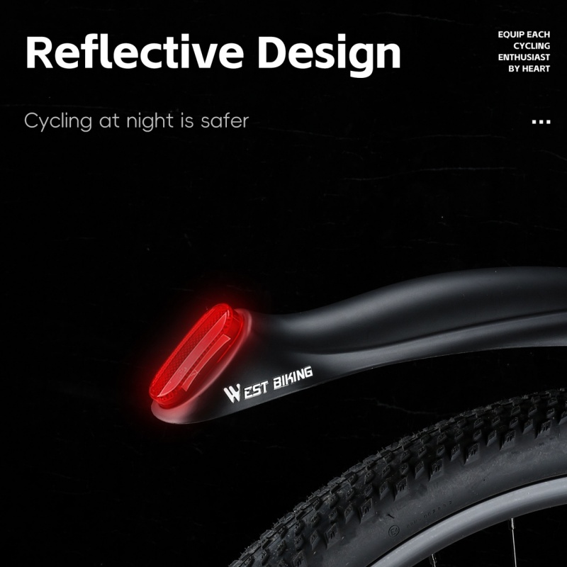WEST BIKING Reflective Bicycle - Bike Fender Set 评论和价格