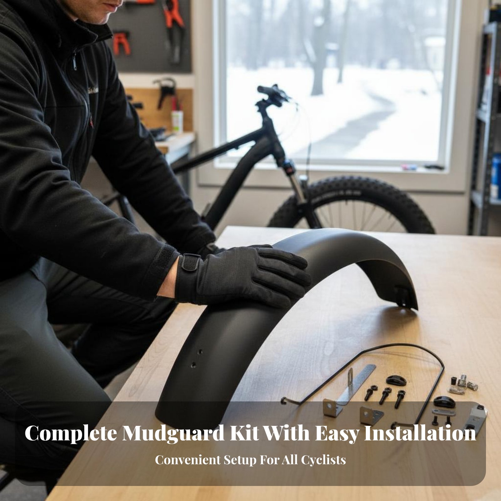 26/29Inch Mountain Bike Mud Gu - Bike Fender Set 评论和价格