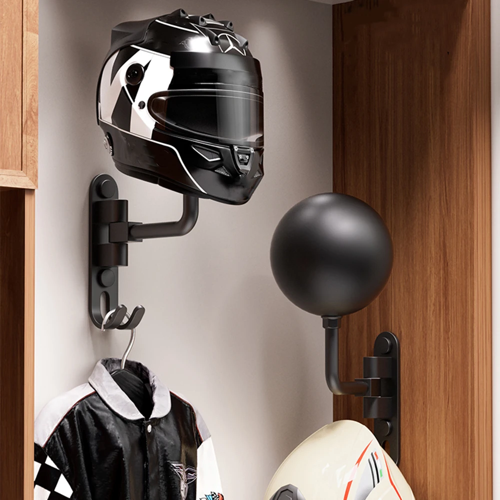 Motorcycle Helmet Wall Mount H - Cycling Gear Wall Storage 评论和价格