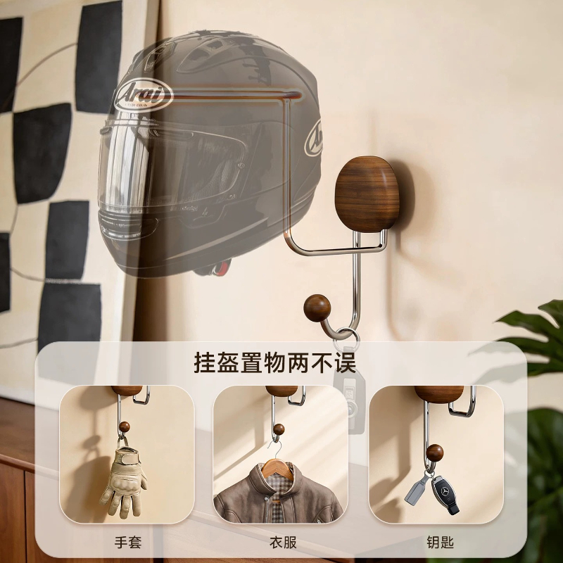 Wall Mount Helmet Storage Rack - Cycling Gear Display 评论和价格