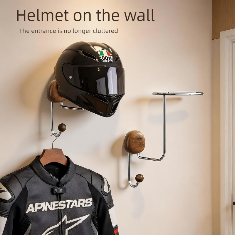Wall Mount Helmet Storage Rack - Cycling Gear Display 评论和价格