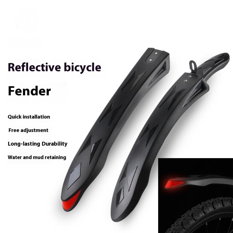 1 Set Reflective Bicycle High  - Bike Fender Set 评论和价格