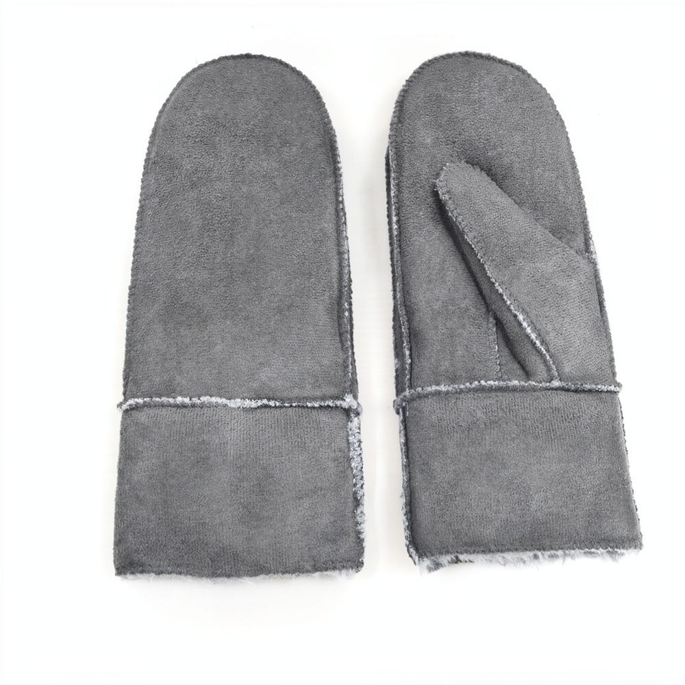Winter Thickened Mittens Fur L - Cycling Gear Cold Weather 评论和价格